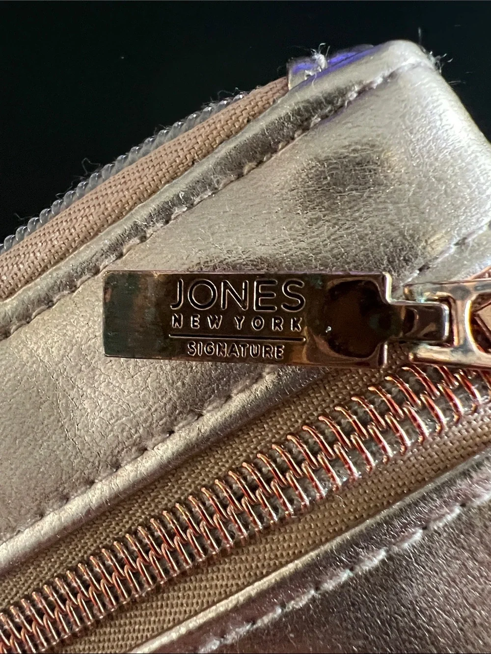 Jones New York sleek metallic